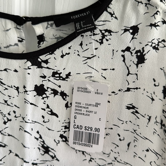 Chiffon top / mini mini dress - Picture 2 of 2